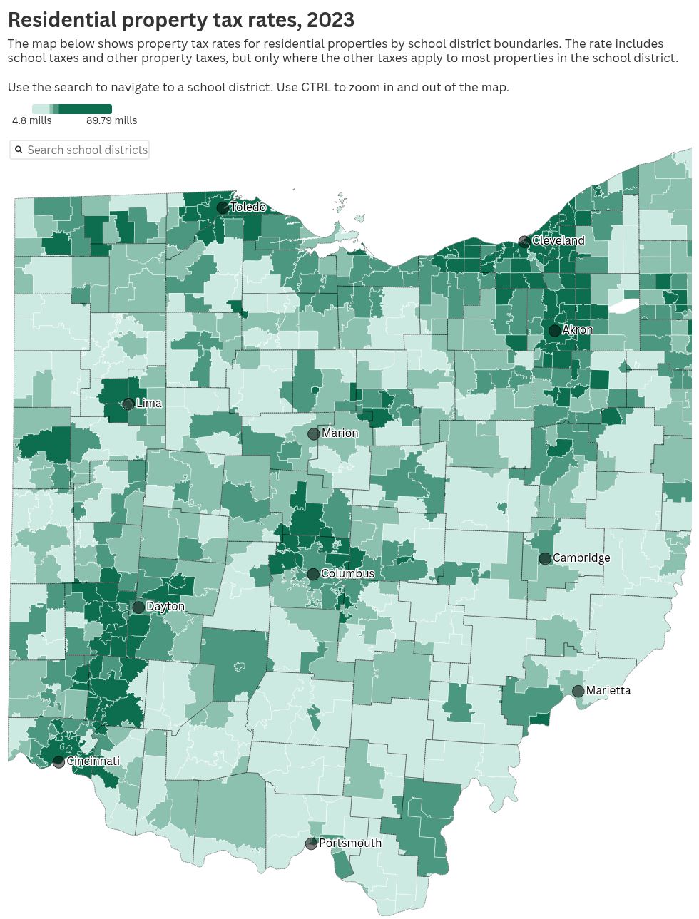 map visualization